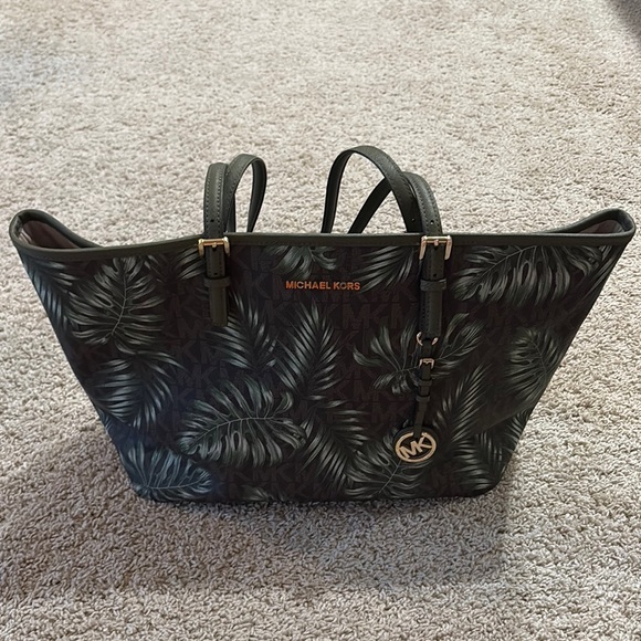 Michael Kors Palm Tree Tote Bag - Picture 1 of 5